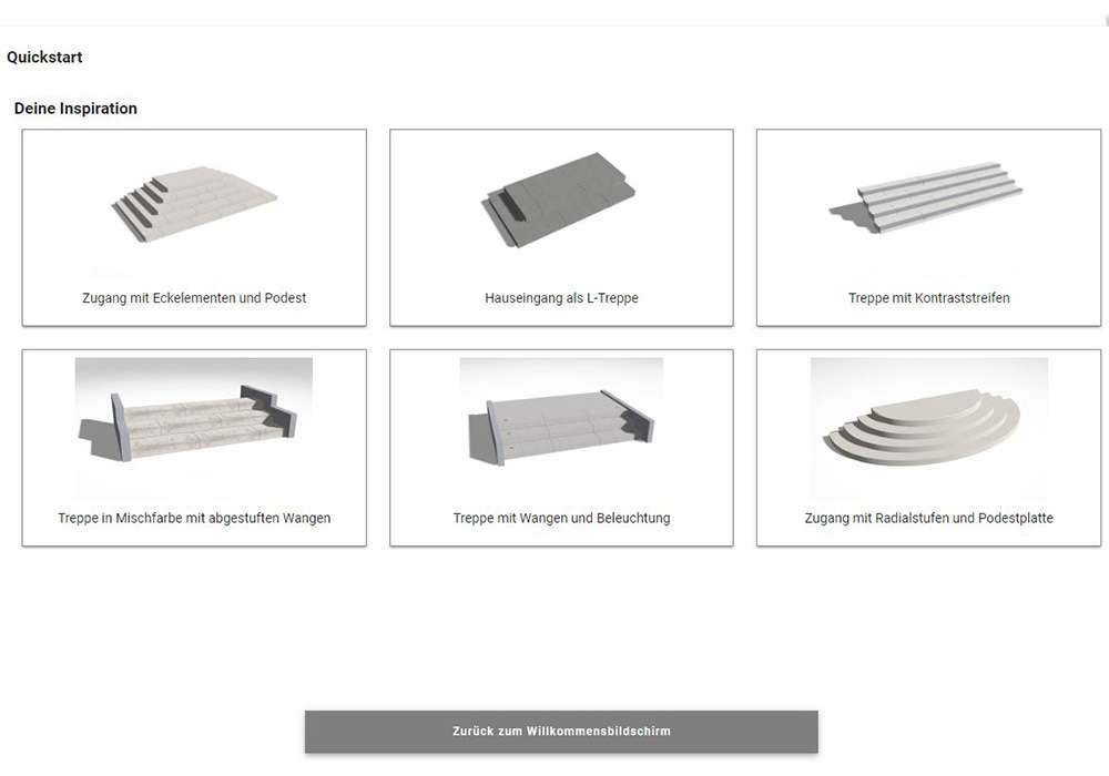 Treppendesigns und Baukonzepte auf einen Blick